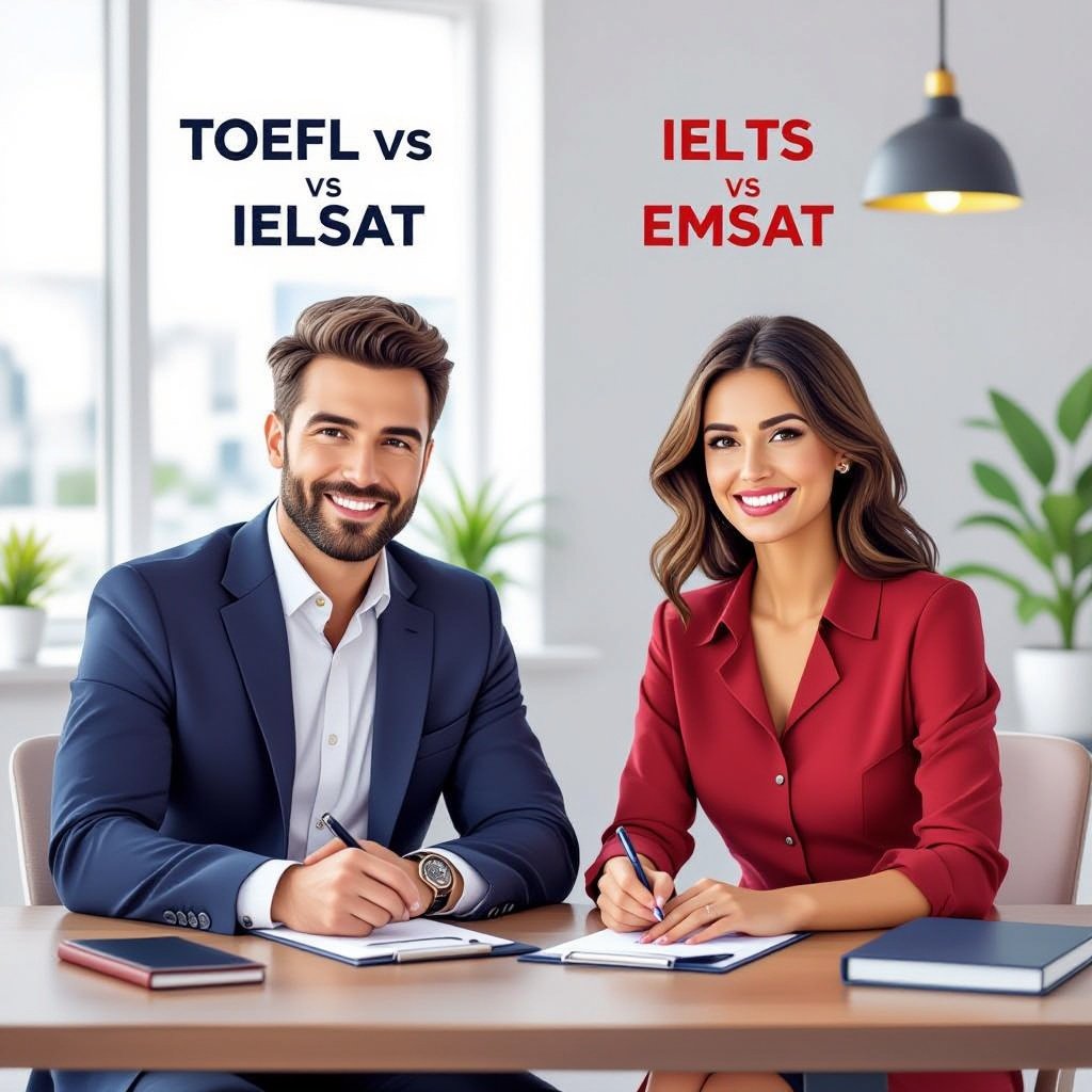 TOEFL vs IELTS vs EmSAT: Choosing the Right English Exam in the UAE