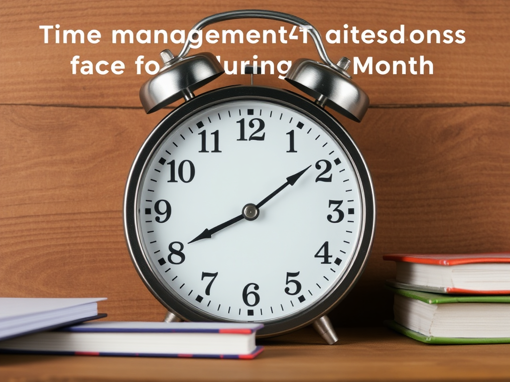 Time Management Strategies for Students During Exam Month