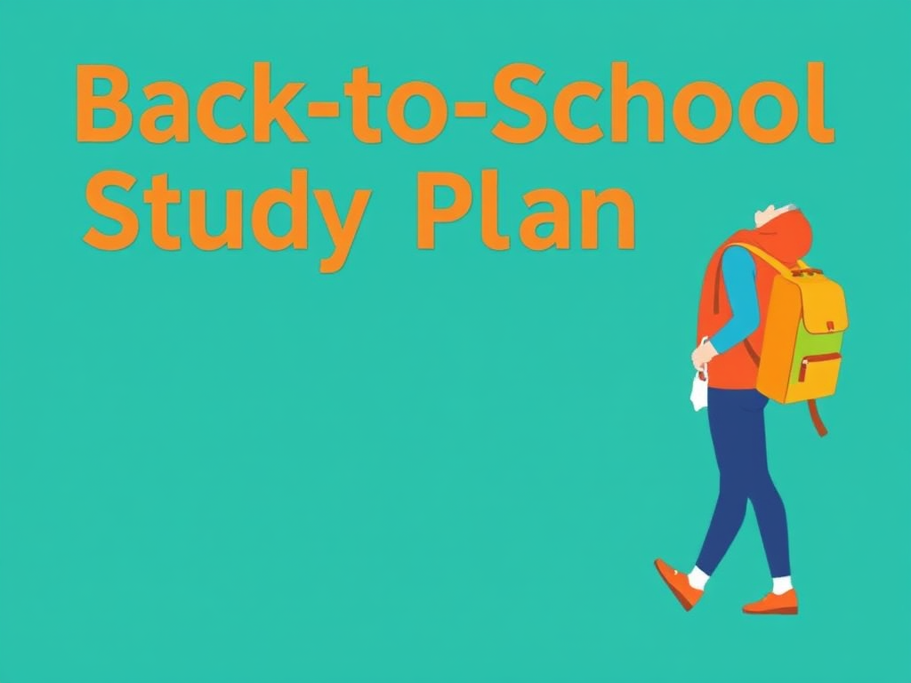 Back-to-School Study Plan: Getting Ready for a New Term