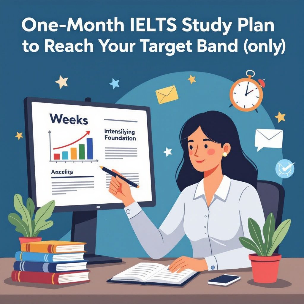One-Month IELTS Study Plan to Reach Your Target Band